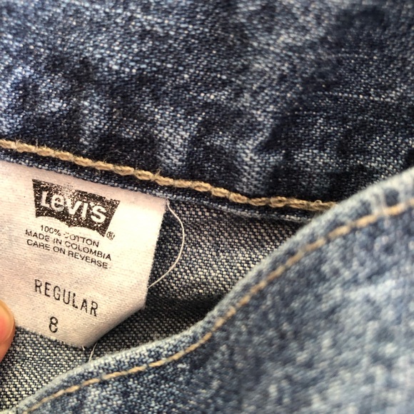 Two pieces bundle lot Levi’s denim shorts, boy size 7-8 - Picture 8 of 12